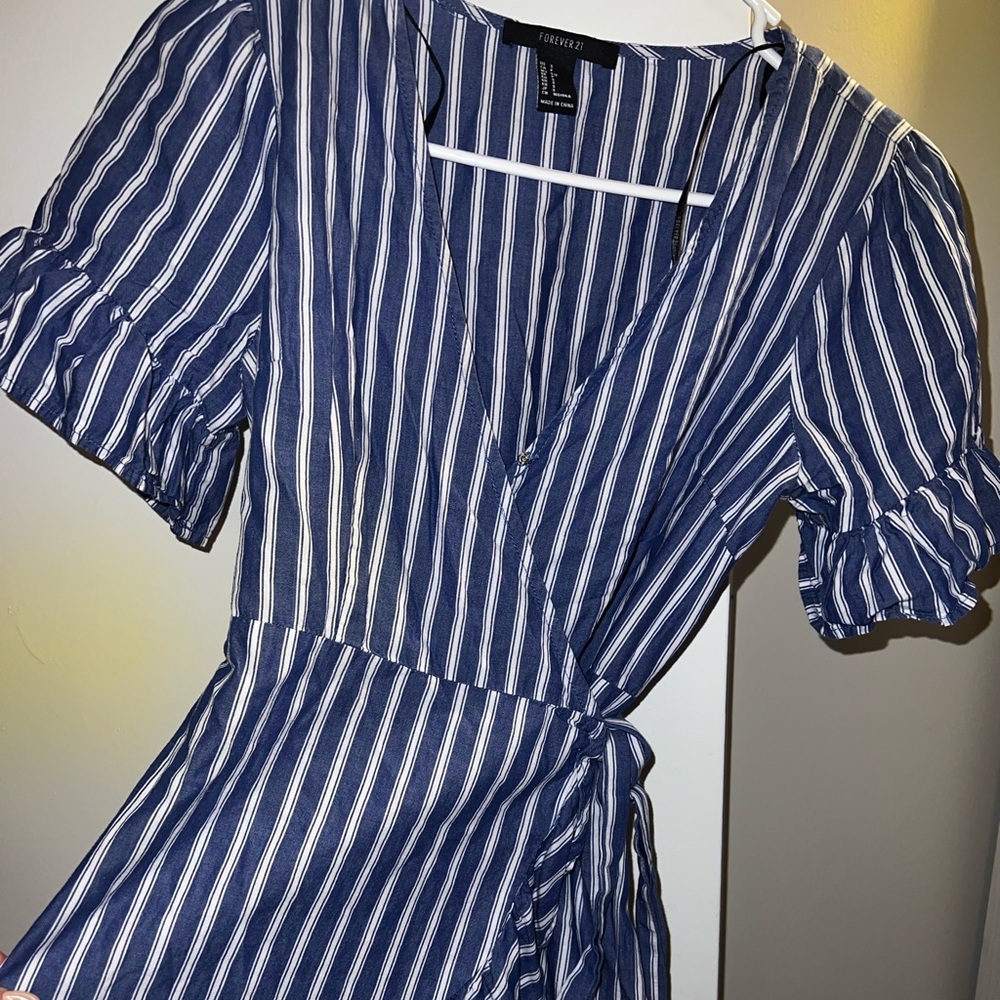 Forever 21 blue and white sundress